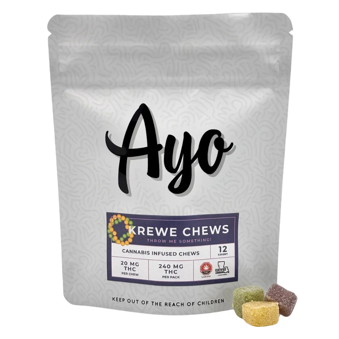 Ayo: Gummies | Krewe Chews | 200mg | 10pk | NOLA - Kenner