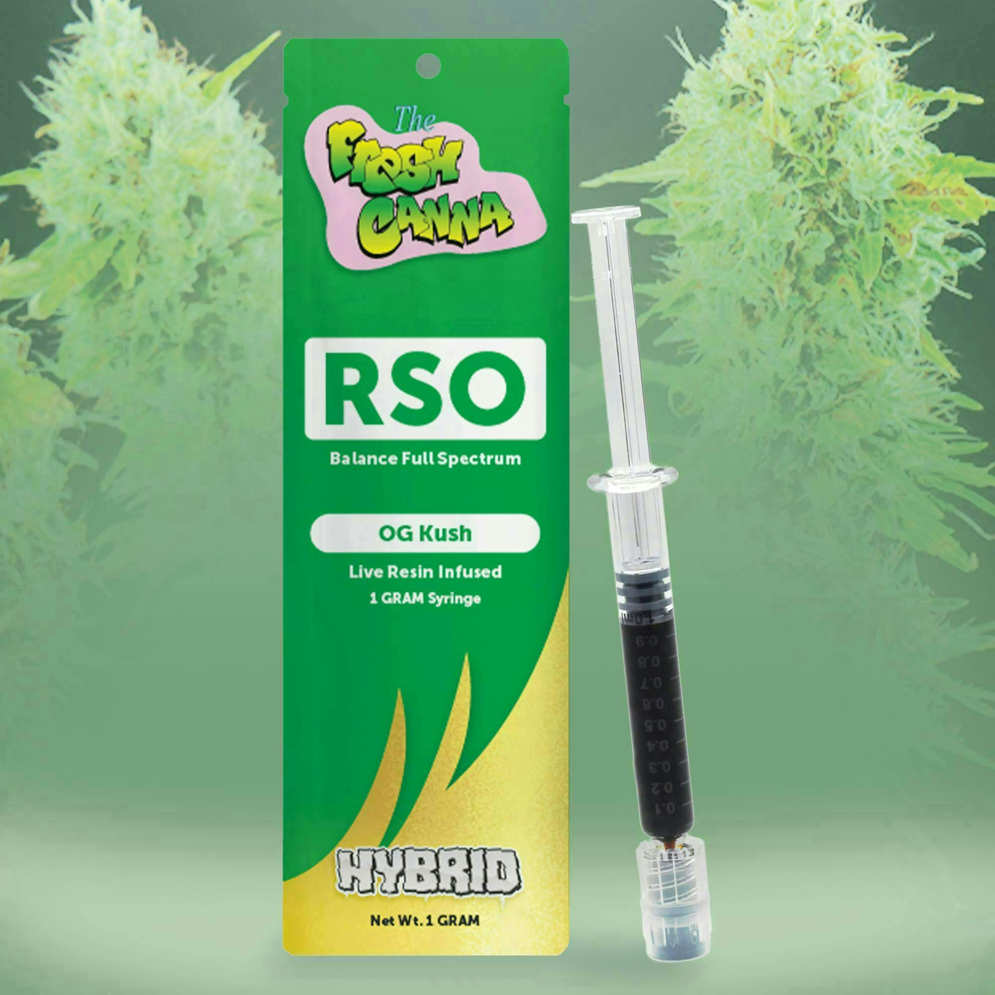 Fresh Canna FRESH CANNA | OG KUSH | RSO FULL SPECTRUM SYRINGE HYBRID — CONCENTRATES