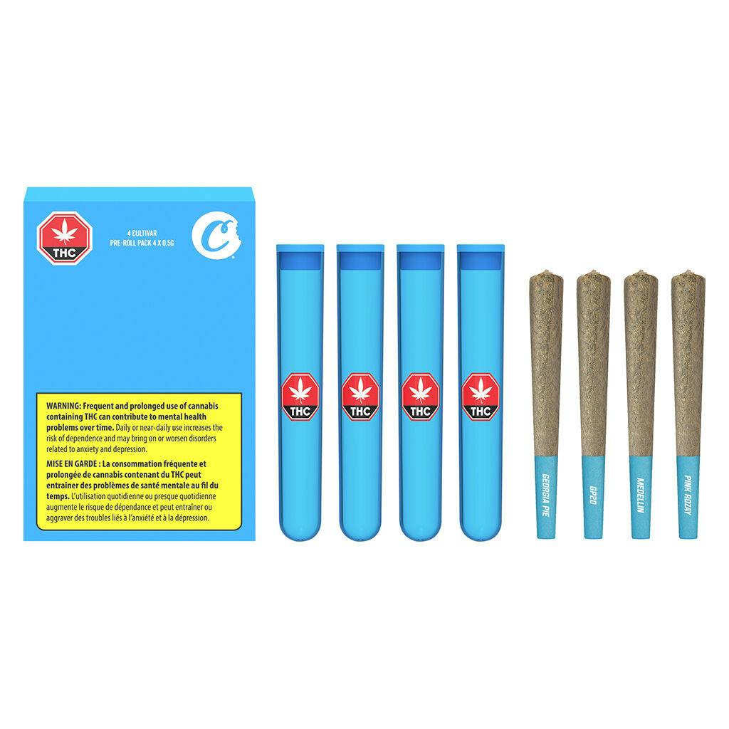 Cookies 4 Cultivar Pre-Roll Pack 4x0.5g | Tokyo Smoke Yonge Dundas