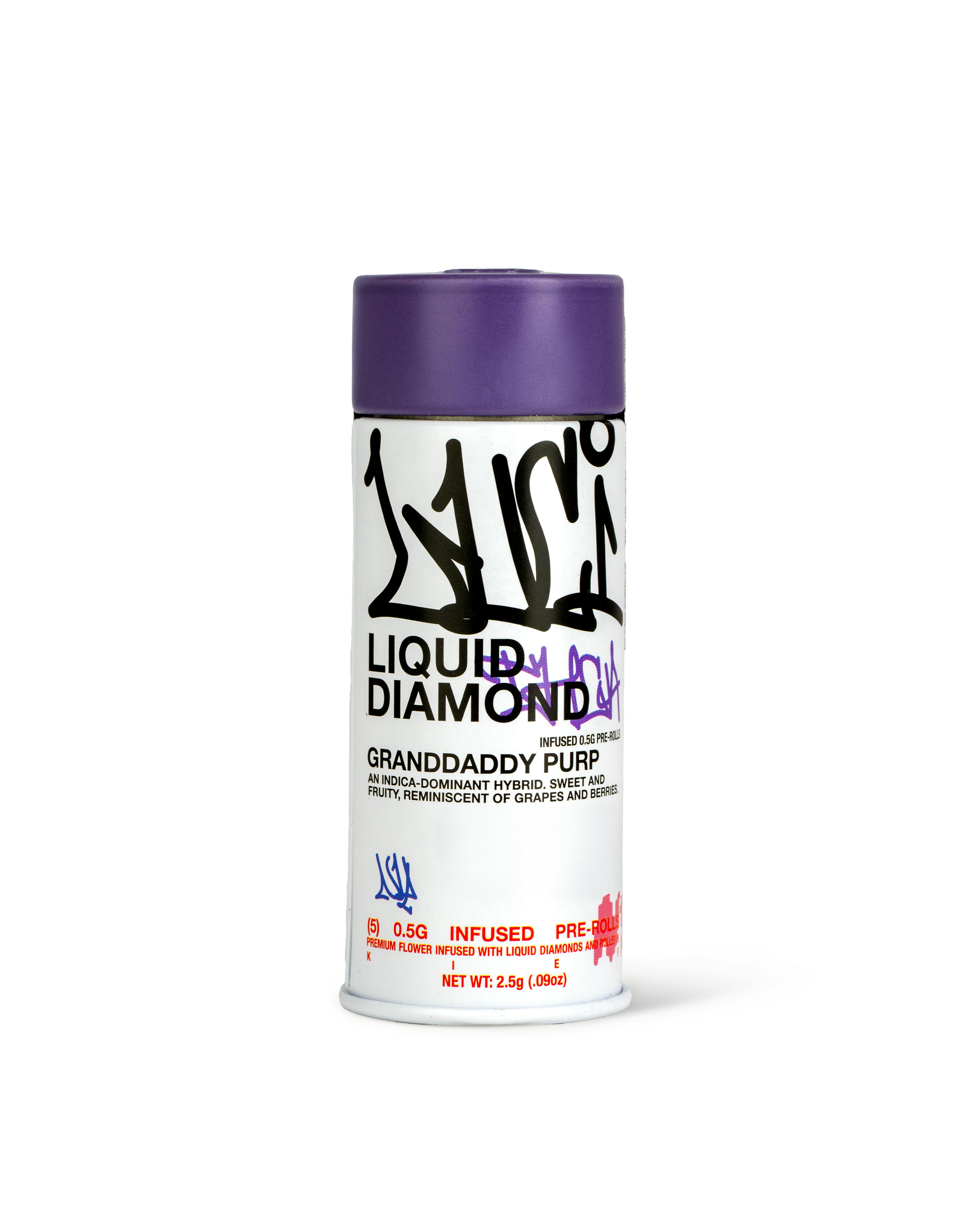 Liquid Liquid – GR049（LP / Grand ） Shop Luci Liquid Diamond GRANDDADDY PURPLE | 5-Pack in Hudson