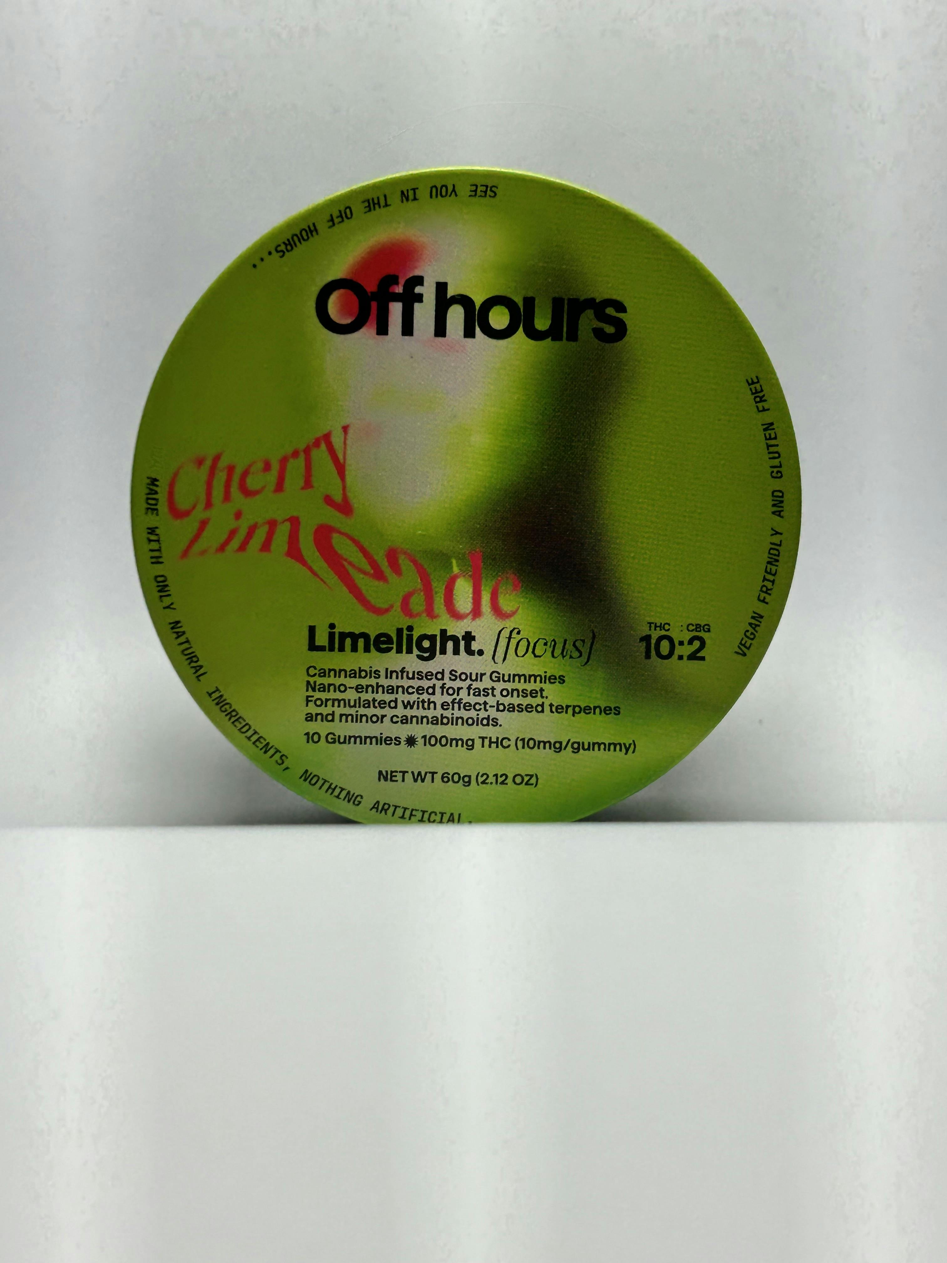 Photo of Off Hours – Cherry Limeade Limelight Gummies – 10mg