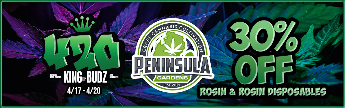 Peninsula Gardens - Rosin AND Rosin Disposable - 30 Percent OFF