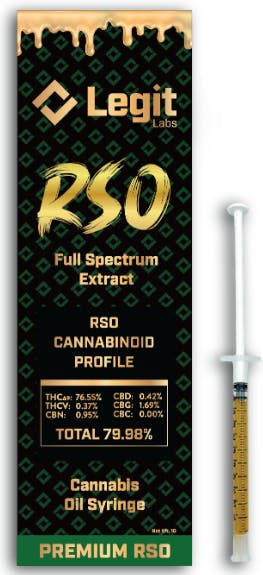 Product: RSO | Full Spectrum | Legit labs