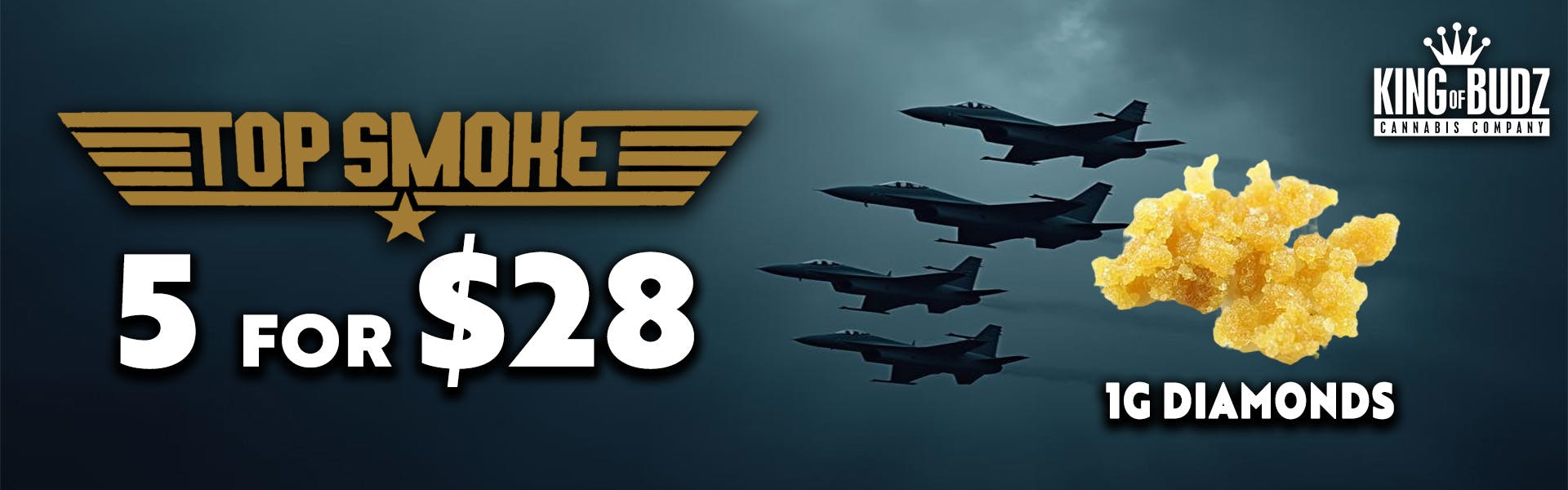 Top Smoke 1g Diamonds - 5/$28