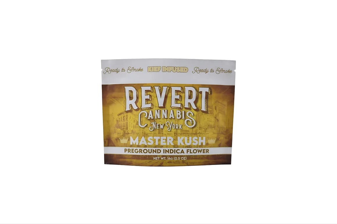 Flower | Revert Cannabis | Master Kush | Kief-Infused Ground Flower | 14g