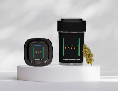 House Of Sacci - 3.5g - Puffinz - FLOWER by House of Sacci at King of Budz