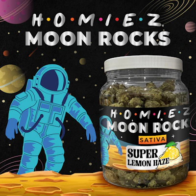 DELI Infused - Super Lemon Haze Moonrocks - FLOWER by HOMIEZ at King of Budz