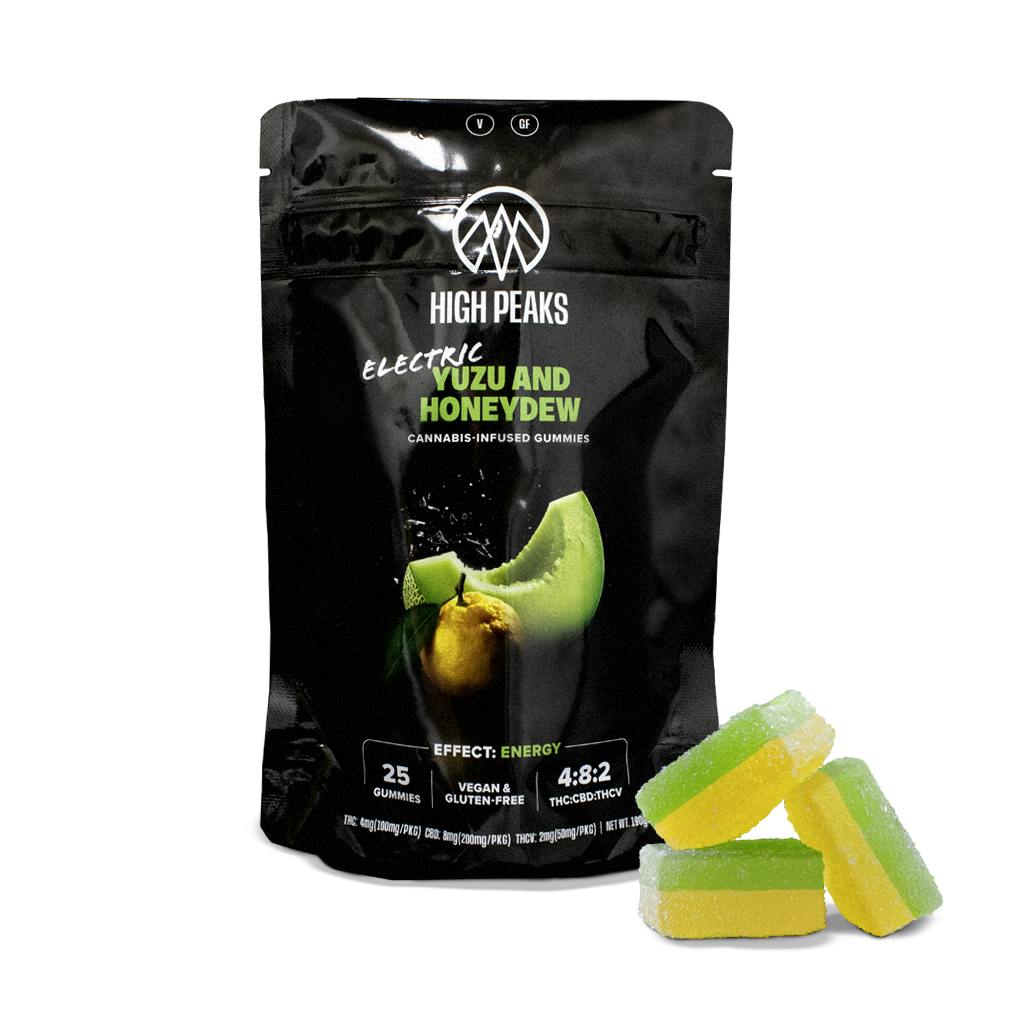 High Peaks | Electric Yuzu Honeydew | 100mg | 25ct