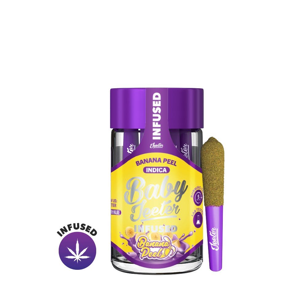 Jeeter 2.5g Infused Pre-Roll 5pk - Banana Peel