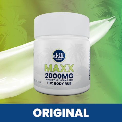 MAXX Body Rub I 1000mg THC : 1000mg CBD