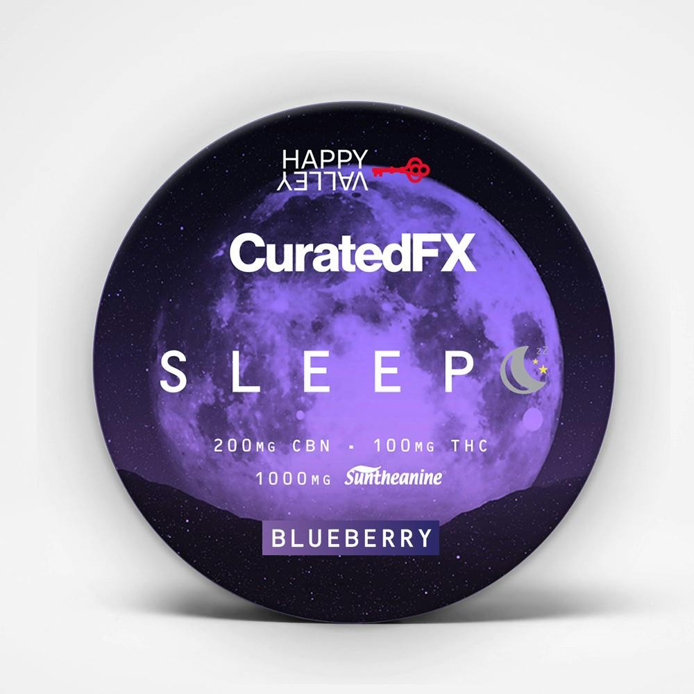 CuratedFX Gummies 100mg - Blueberry - SLEEP