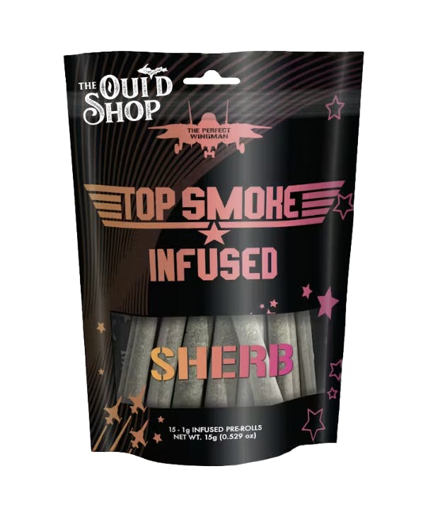 Product: Top Smoke | Infused Pre-Roll 15-Pack - 1g - Sherb