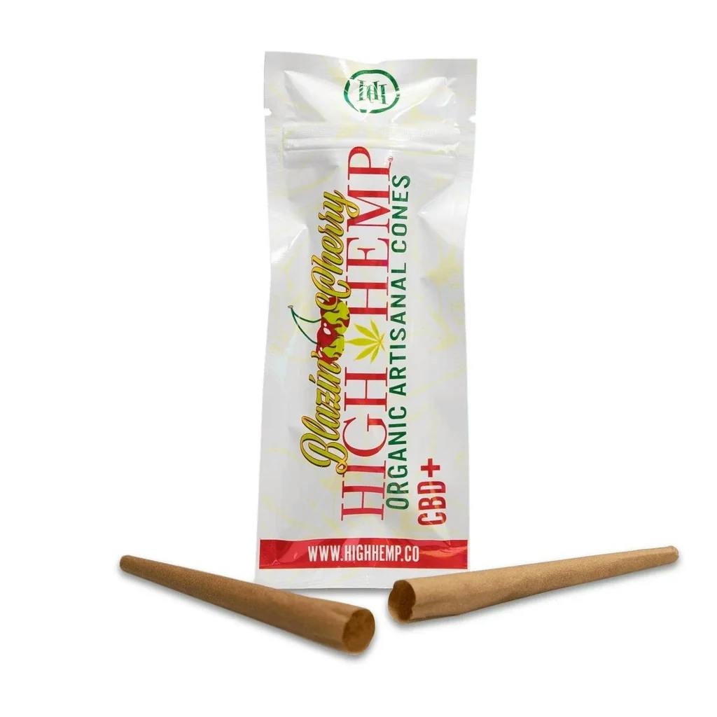 Product: High Hemp Cones | Blazing Cherry Cones | 2 pack