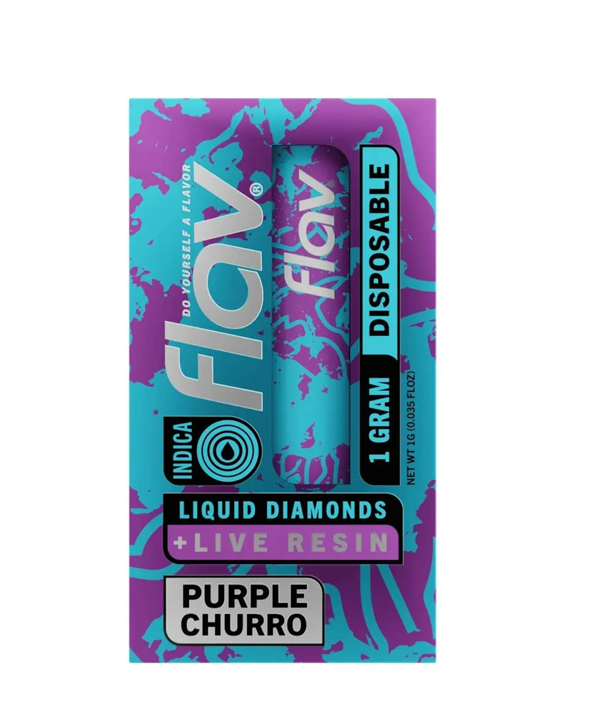 Image of Flav – Purple Churro Live Resin AIO