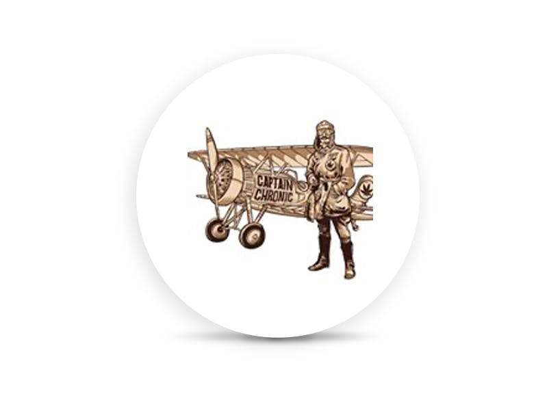 Image of Captain Chronic Sickarillo Blunt Dirty White Girl 1pk