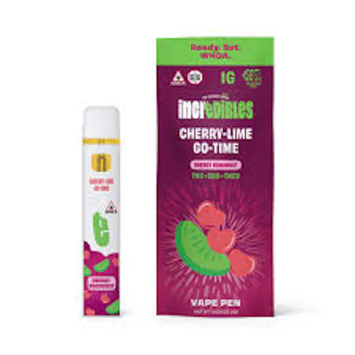 Cherry-Lime Go-Time | 14:1:1 THC:CBD Disposable-active
