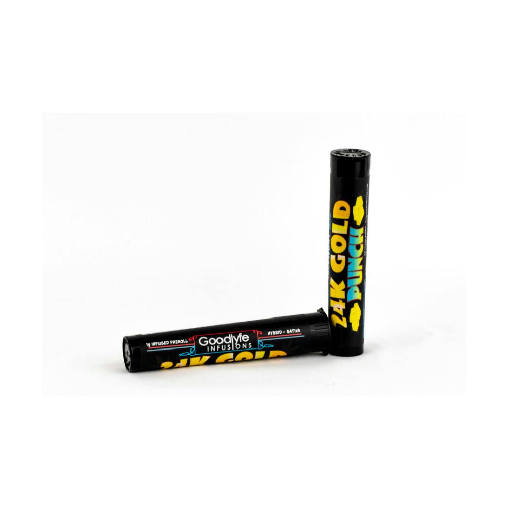 Goodlyfe - 1g Infused Preroll - 24K Gold Punch