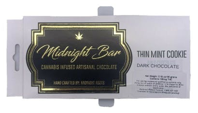 Product: MIDNIGHT BAR | THIN MINT - DARK CHOCOLATE | 200MG