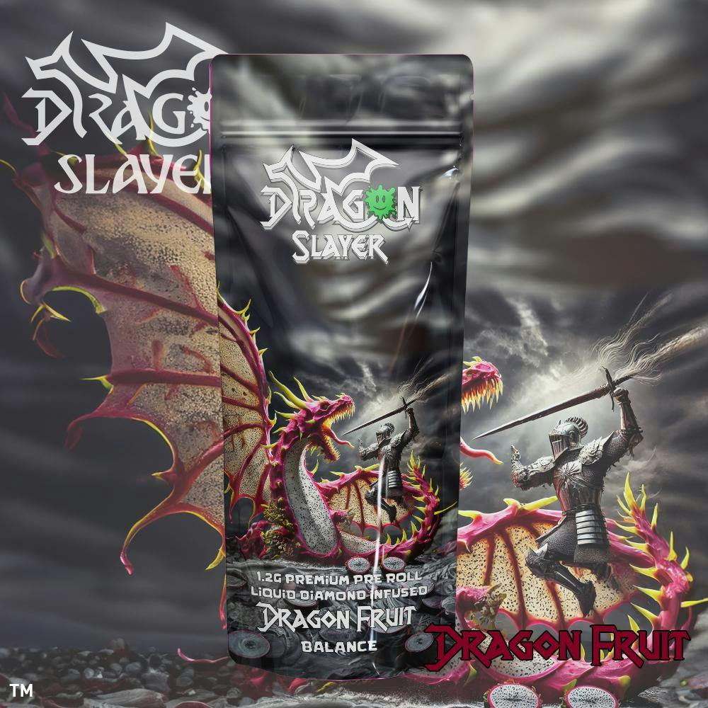 Dragon Slayer - 1.2g Infused Preroll - Dragon Fruit