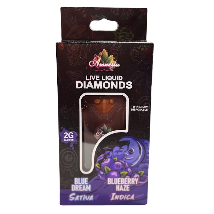 Amnesia - Blue Dream x Blueberry Haze LQD Switch Disposable