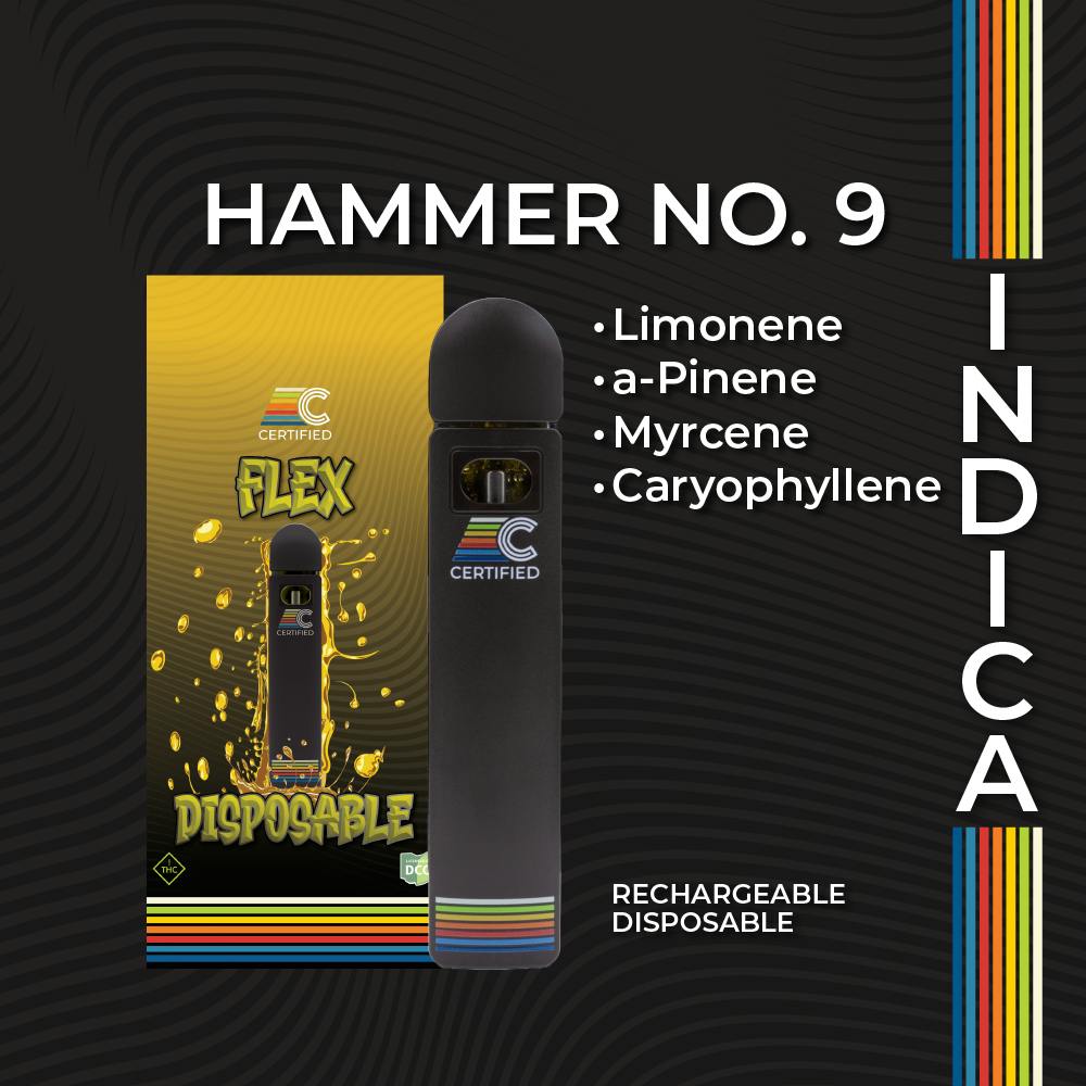 Certified - Disposable - Hammer No. 9 Flex (I) 1g | Shangri-La Monroe  SuperStore (Warren County)