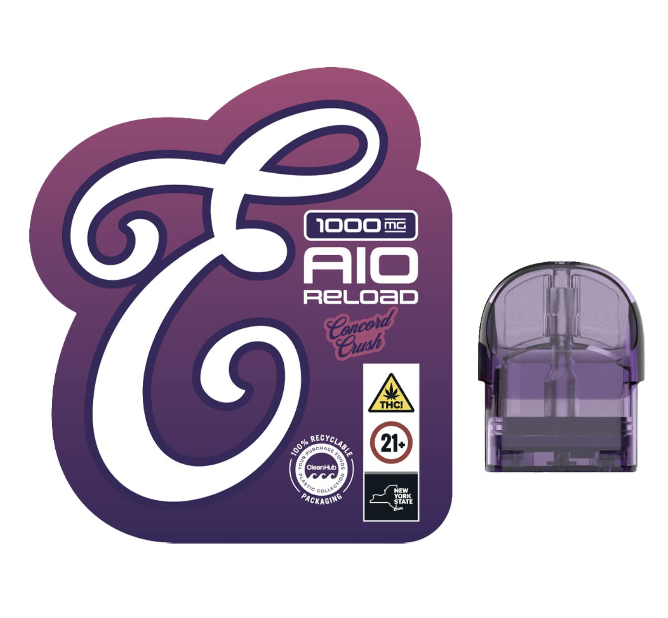 Pod |  Eureka | Fusion Concord Crush | Reload | 1g