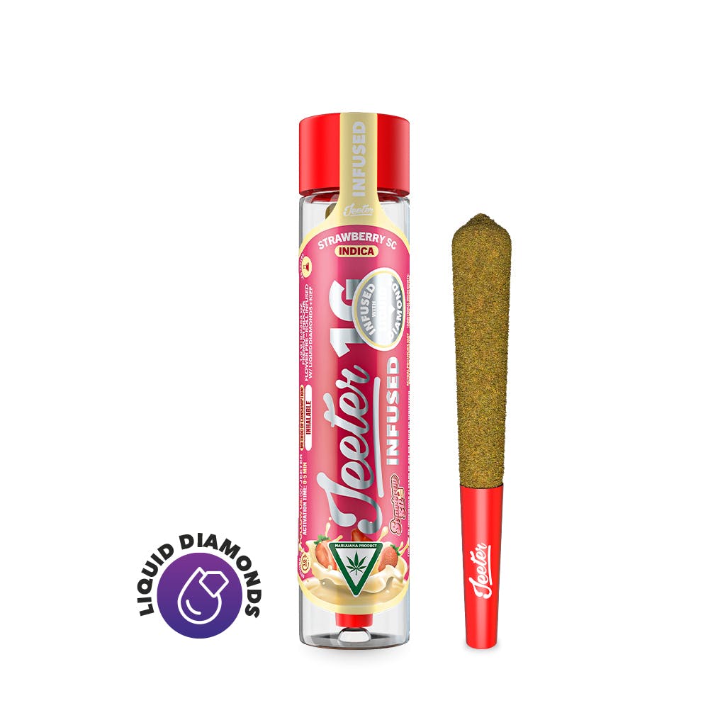 Product: Strawberry SC Jeeter Infused Pre-Roll | 1g