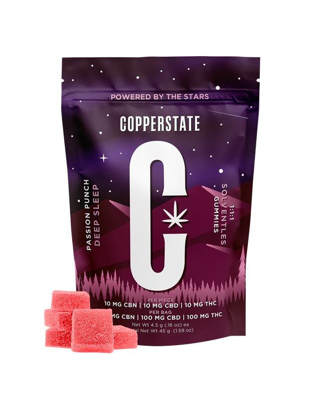 Copperstate Farms Passion Punch Deep Sleep Live Rosin Gummies