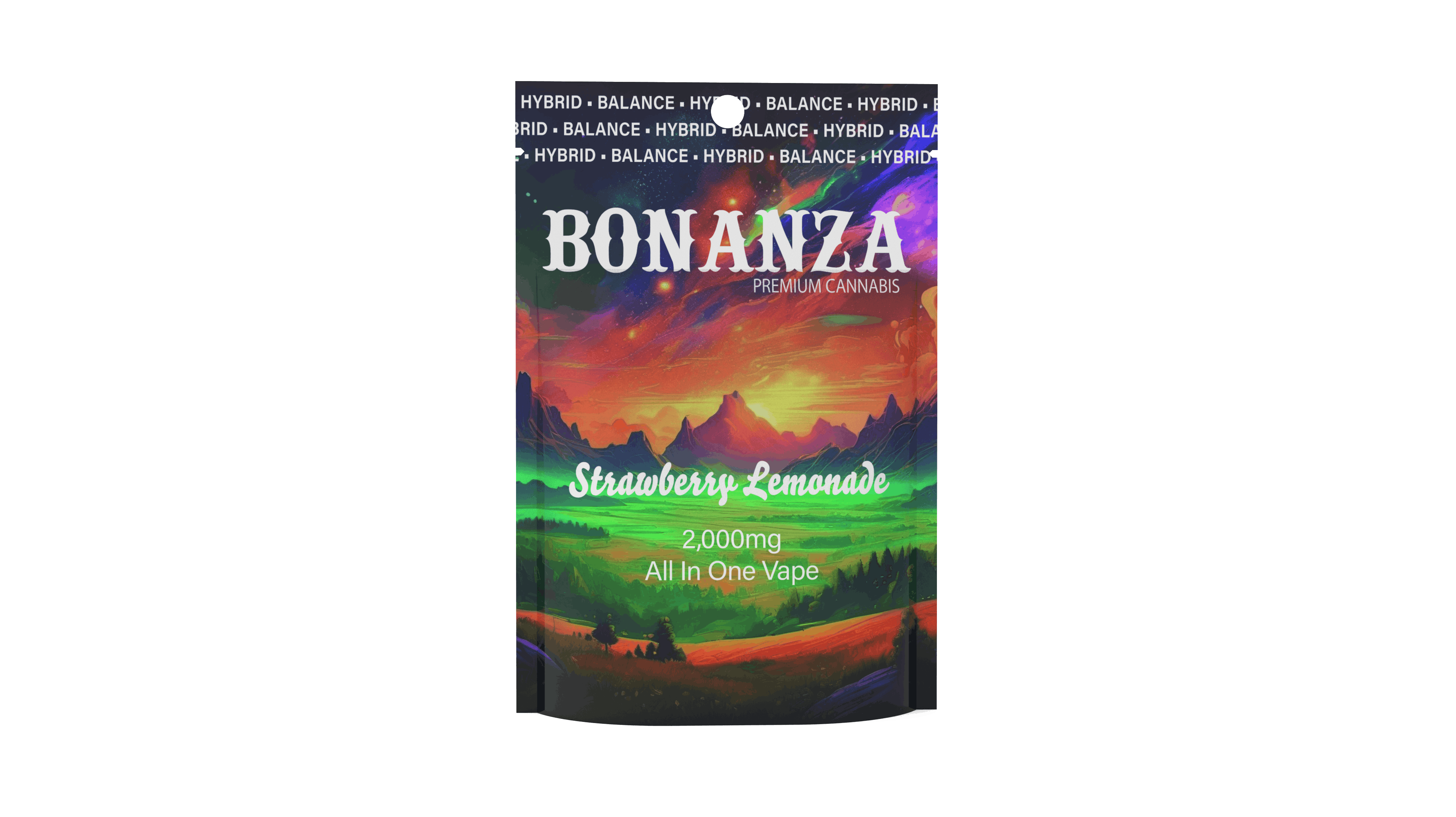 Bonanza- 2g Strawberry Lemonade AIO Vape- Hybrid-0