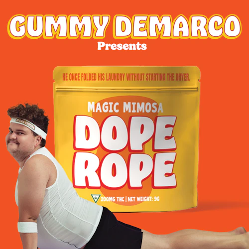 DOPE ROPE | Magic Mimosa | 200MG | Premium Gummy Rope
