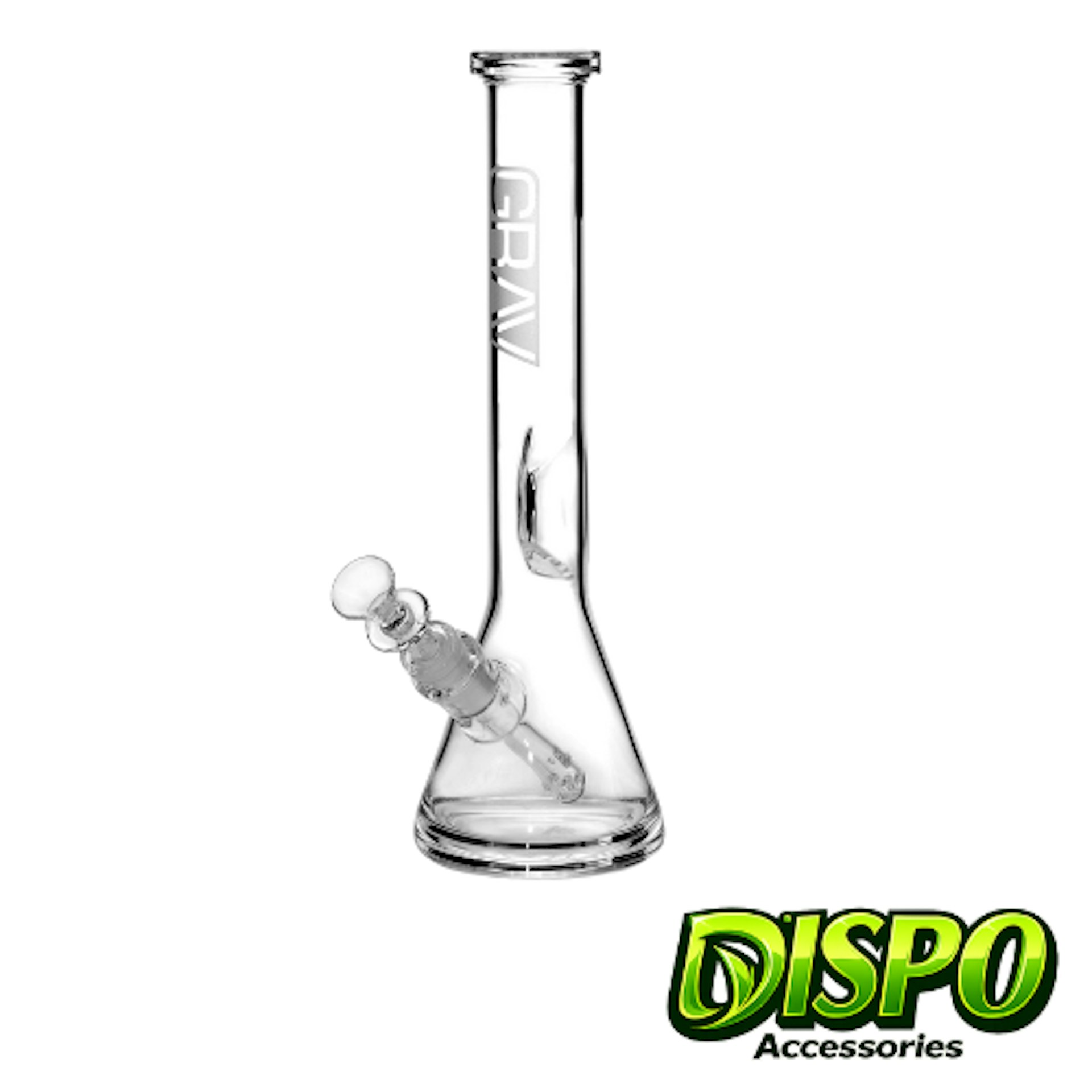 14" Glass Water Pipe Beaker 5MM
