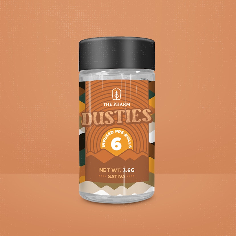 The Pharm Dusties Infused PreRolls : 6pk Watermelon AK