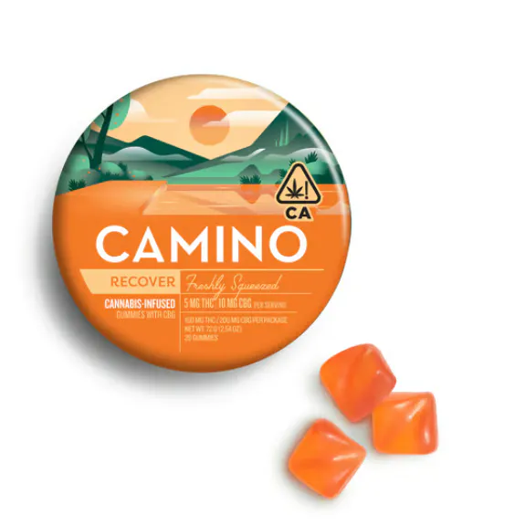 Kiva Camino Gummies - Freshly Squeezed CBG 1:2 100mg | Harborside