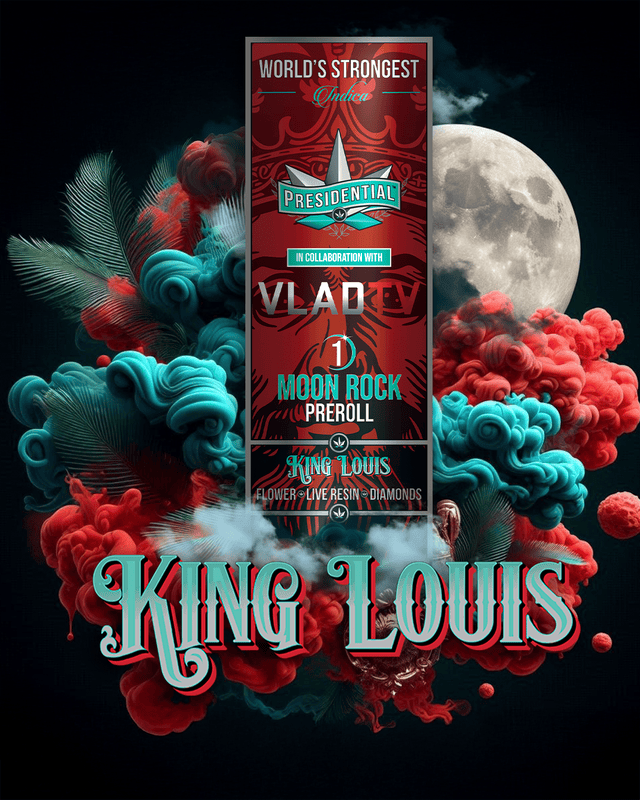 Presidential | King Louis | Moon Rock Preroll | 1g