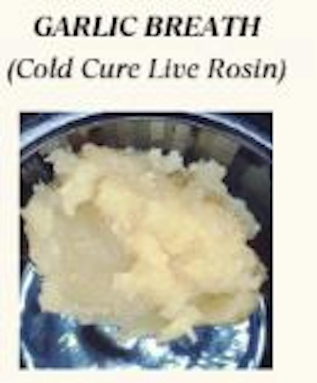 Image of Garlic Breath | 1g Live Rosin | Cold cured