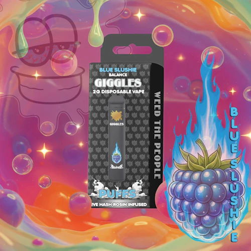 Giggles - 2g Live Rosin Disposable - Blue Slushie