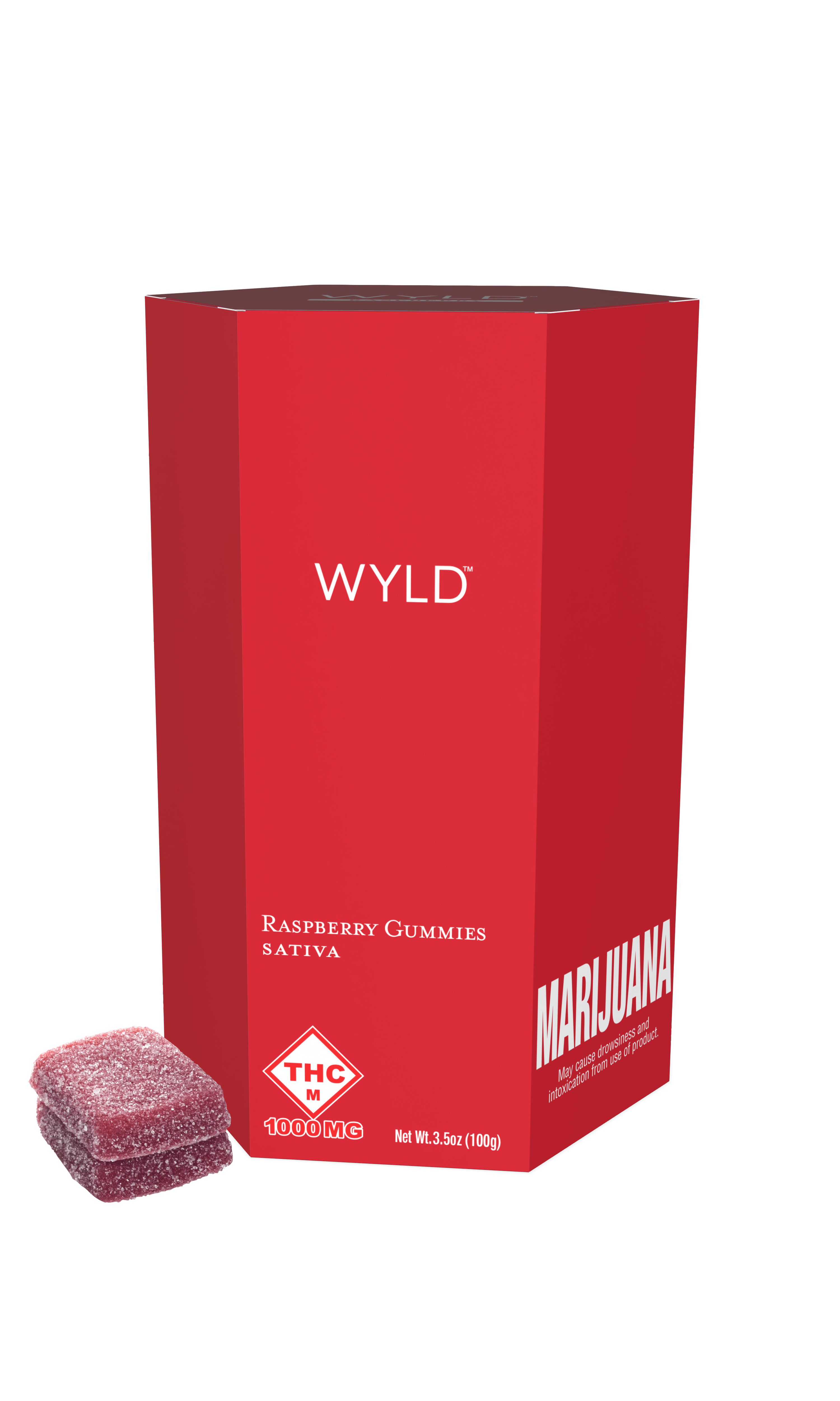 High Dose* | Raspberry Sativa Enhanced Gummies | 1000mg | Proper Cannabis -  Kansas City