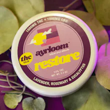 Ayrloom - 1000mg THC 1000mg CBD - Restore Balm