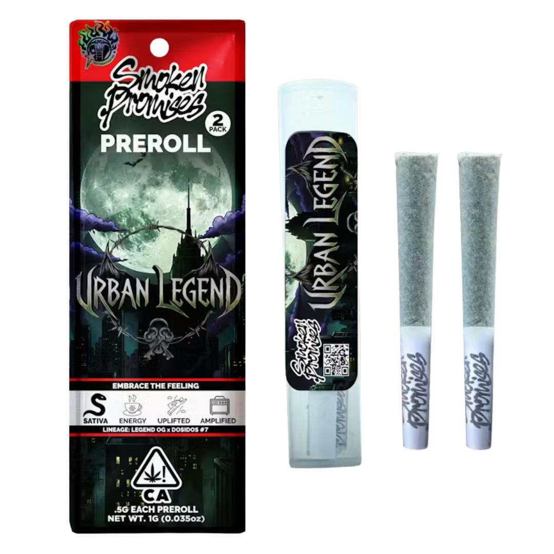 URBAN LEGEND 2PK PREROLLS