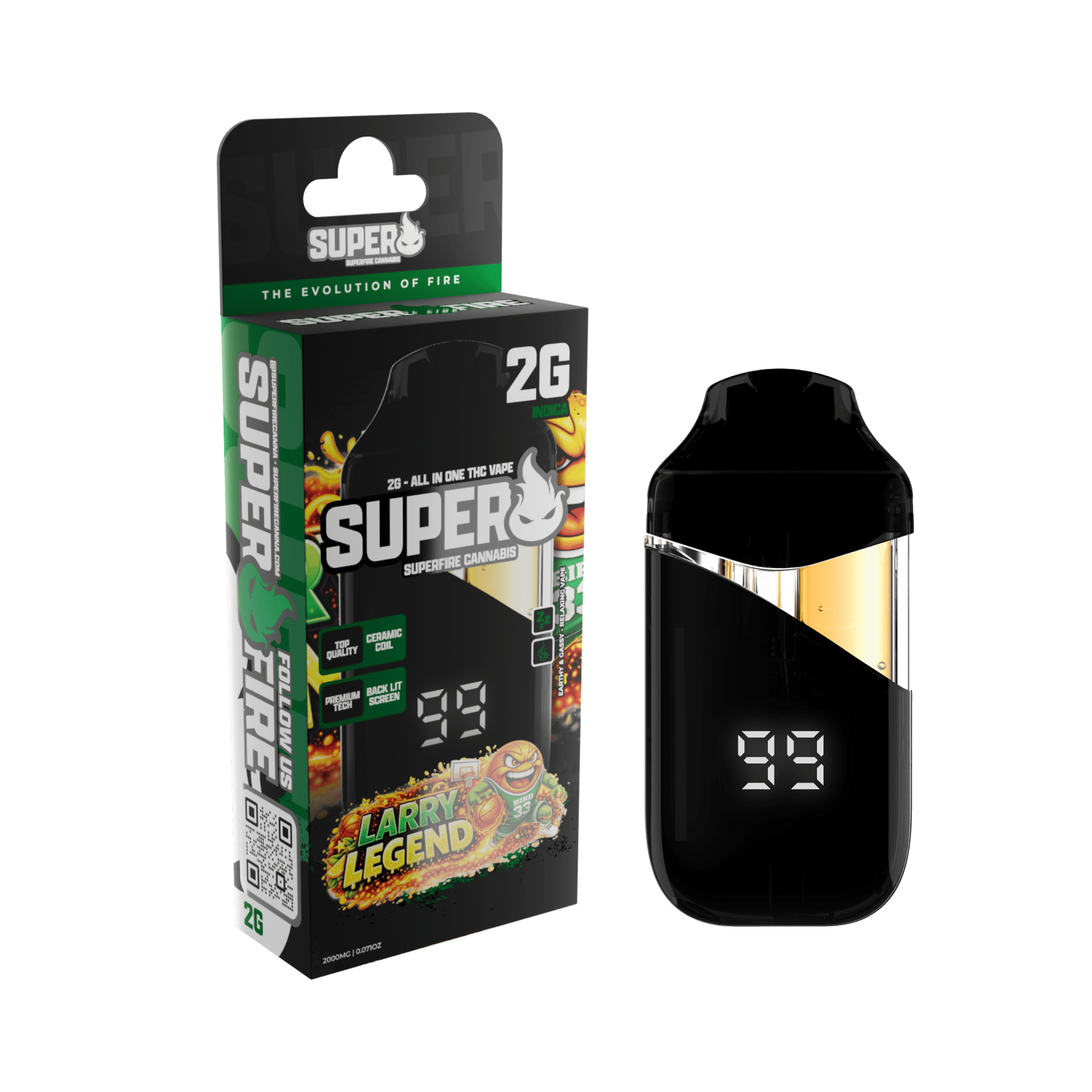 Superfire - 2g Disposable - Larry Legends (I)