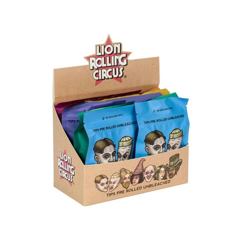 Lion Rolling Circus - Pre Rolled Filters 6mm | 55 filters per pack