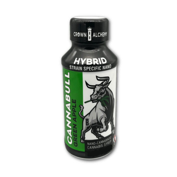CRD Dark （CBT23.1%（cannabinoid81.7%）5g Cannabull 250mg GREEN APPLE Nano-Cannabinoid Syrup 2g