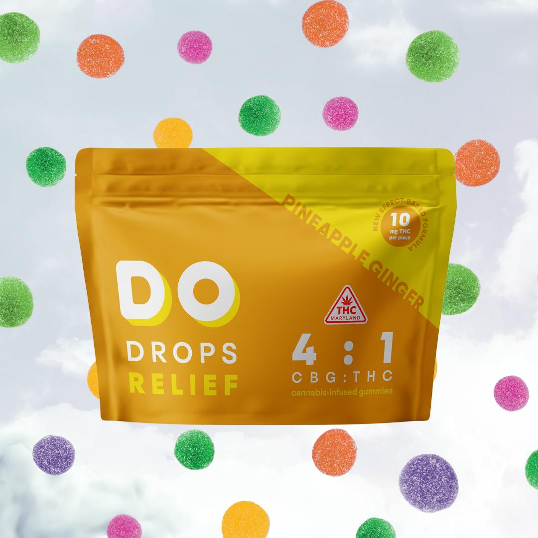 DO Drops DO Drops | Chews | Relief | Pineapple Ginger 4:1 CBG:THC