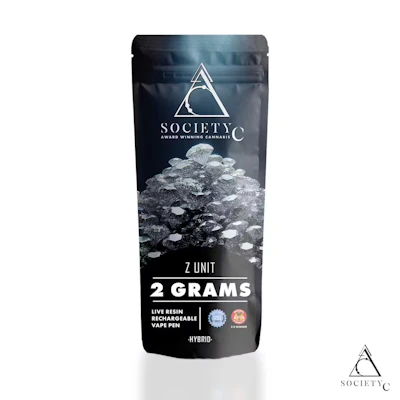 Society C - 2g Live Resin Disposable - Z Unit