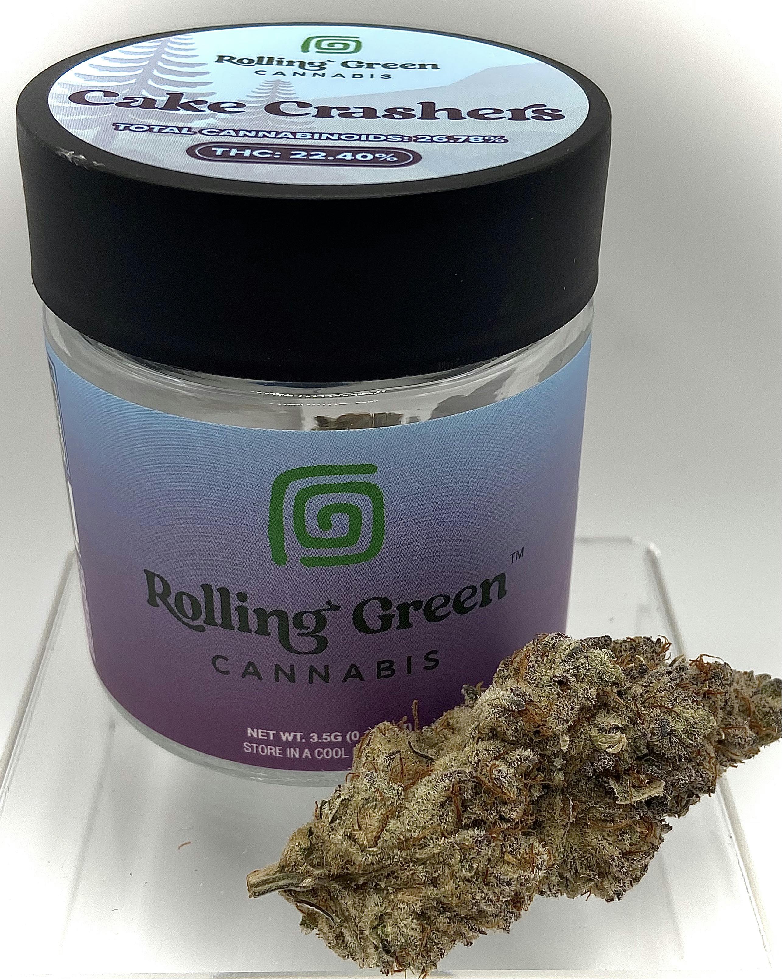 Photo of Rolling Green – Cake Crasher – 3.5g