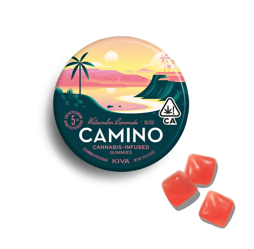 Product KIVA Camino - Watermelon Lemonade - Gummies (20PK) - 100MG