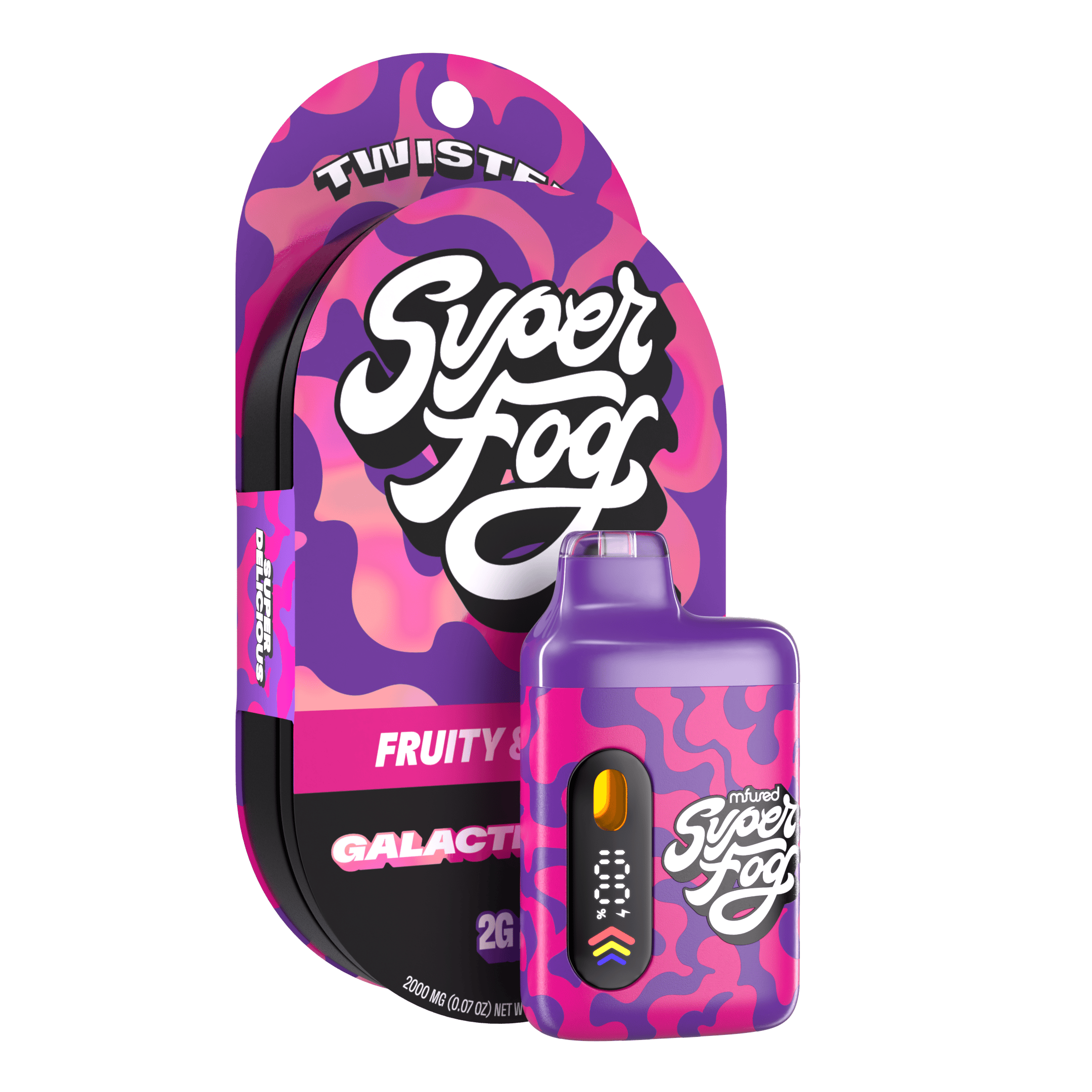 infused super fog vape Mfused: | Twisted | Galactic Grape | All-In-One at Far & Dotter Refillable Flavor:Crisp Mint Zero Nicotine Disposable Vapes