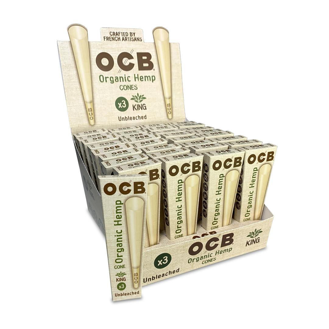 Organic Hemp Cones - King Size 3pk