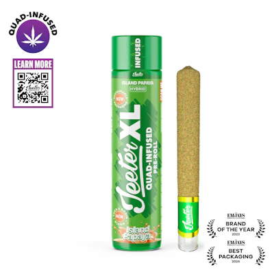 Jeeter - 2g Quad Infused Preroll - Island Papaya - PRE_ROLLS by Jeeter at King of Budz
