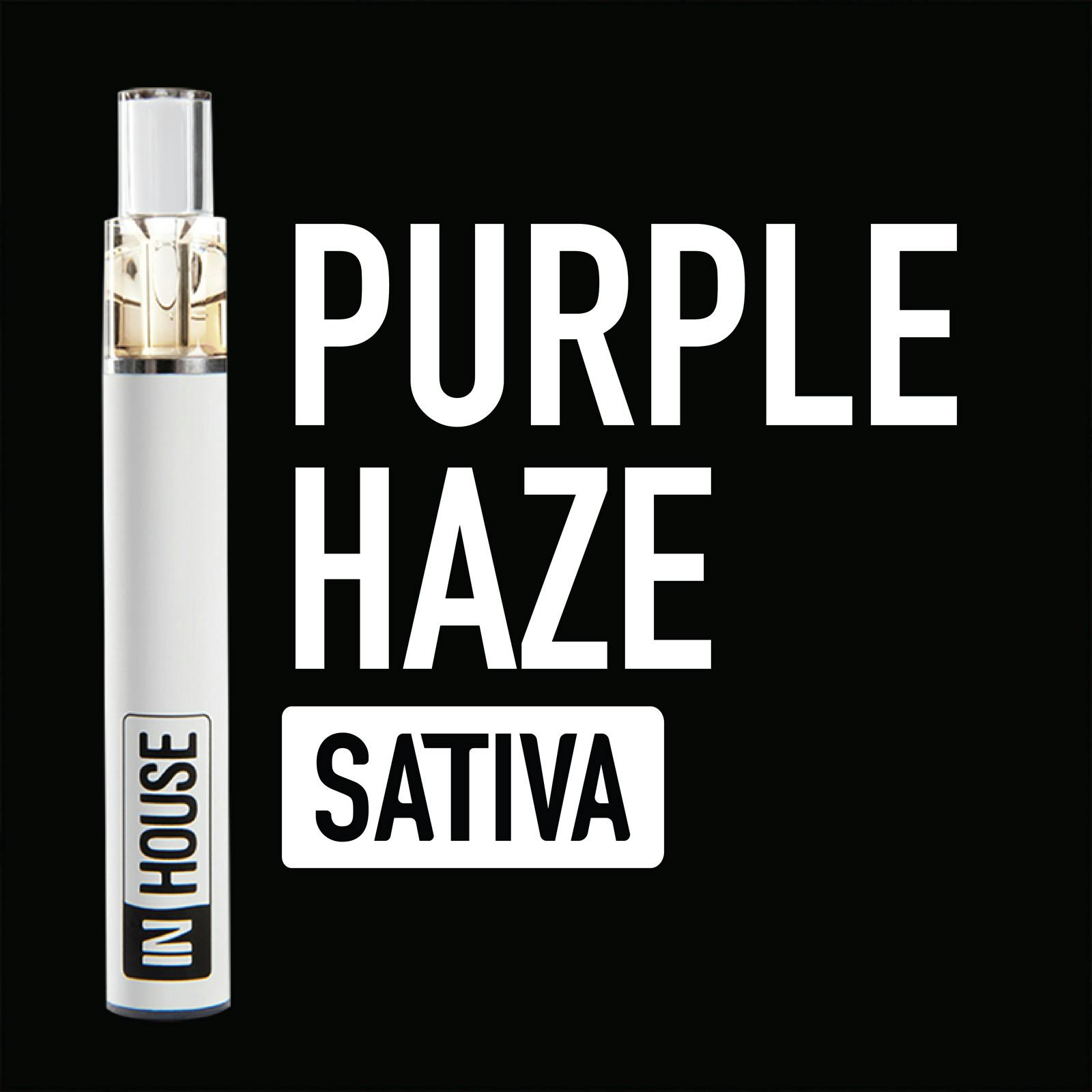 Shop InHouse Purple Haze - Disposable 0.5g - Thrive Dispensary